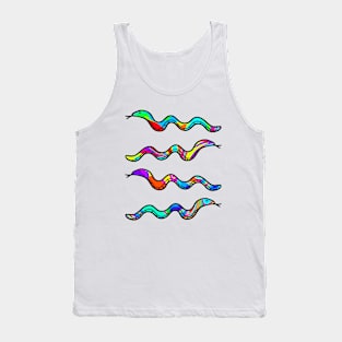 Colorful Snakes Tank Top